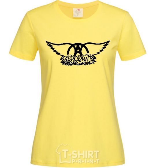 Women's T-shirt AEROSMITH cornsilk фото