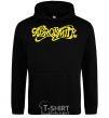 Men`s hoodie AEROSMITH YELLOW black фото