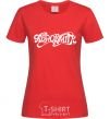 Women's T-shirt AEROSMITH YELLOW red фото