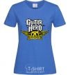 Women's T-shirt AEROSMITH GUITAR HERO royal-blue фото