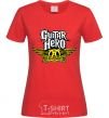 Women's T-shirt AEROSMITH GUITAR HERO red фото