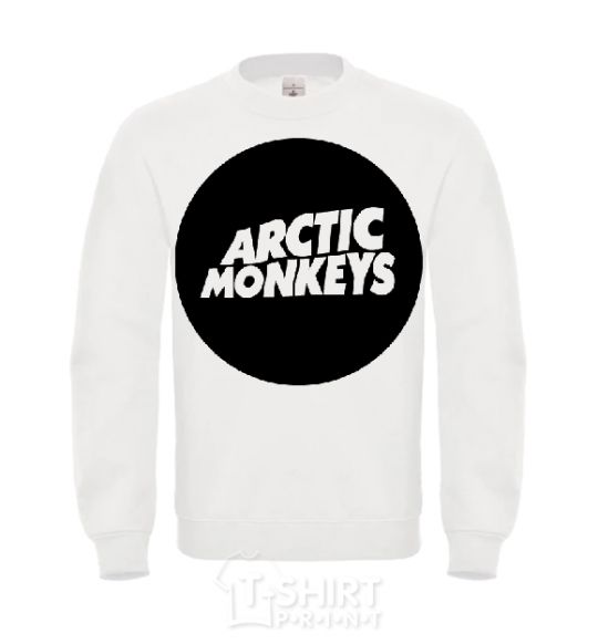 Свитшот ARCTIC MONKEYS ROUND Белый фото