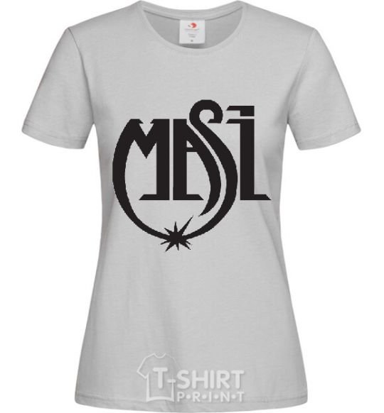 Women's T-shirt ALEX MASI grey фото