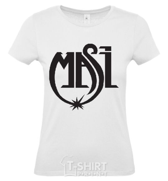 Women's T-shirt ALEX MASI White фото