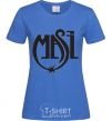 Women's T-shirt ALEX MASI royal-blue фото