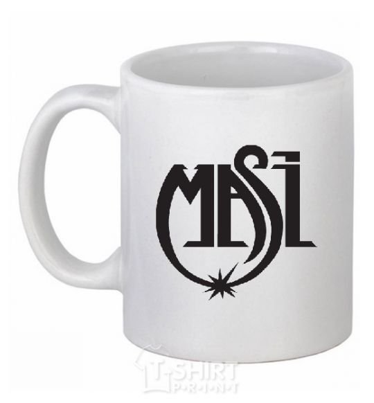 Ceramic mug ALEX MASI White фото