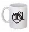 Ceramic mug ALEX MASI White фото