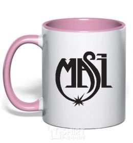 Mug with a colored handle