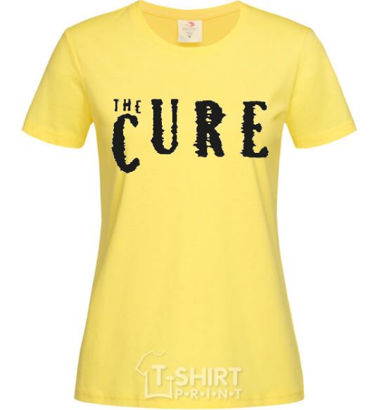 Women's T-shirt THE CURE cornsilk фото