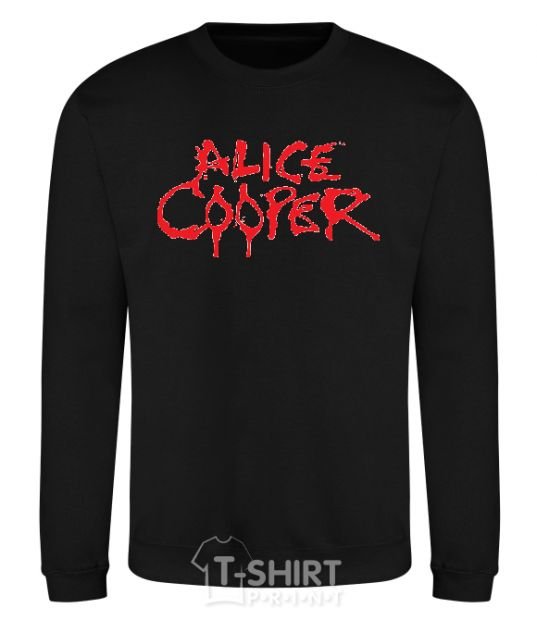 Sweatshirt ALICE COOPER black фото