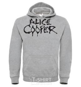 Men`s hoodie ALICE COOPER sport-grey фото