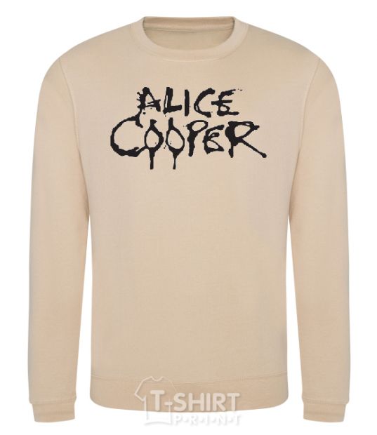 Sweatshirt ALICE COOPER sand фото