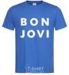 Men's T-Shirt BON JOVI BOLD royal-blue фото