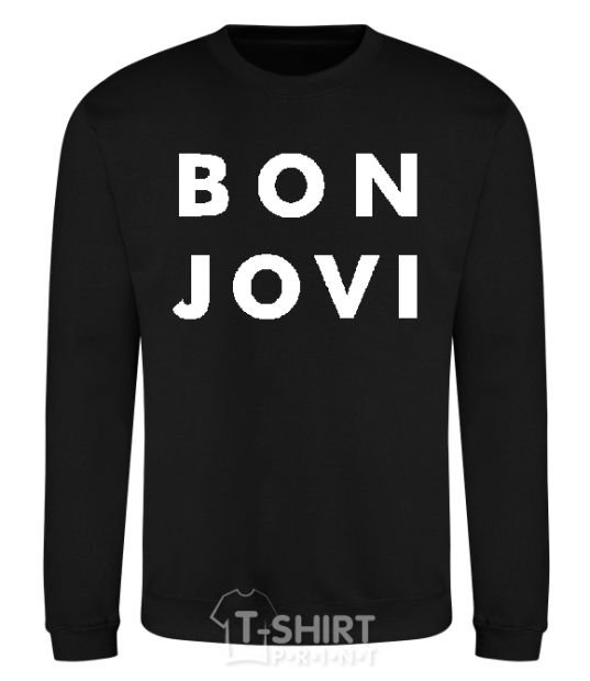 Sweatshirt BON JOVI BOLD black фото