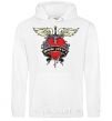 Men`s hoodie BON JOVI White фото