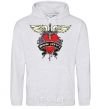 Men`s hoodie BON JOVI sport-grey фото