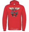 Men`s hoodie BON JOVI bright-red фото