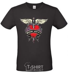 Men's T-Shirt BON JOVI black фото