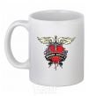 Ceramic mug BON JOVI White фото