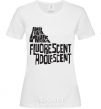 Women's T-shirt ARCTIC MONKEYS band White фото