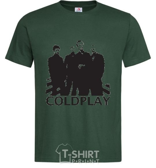 Men's T-Shirt COLDPLAY bottle-green фото