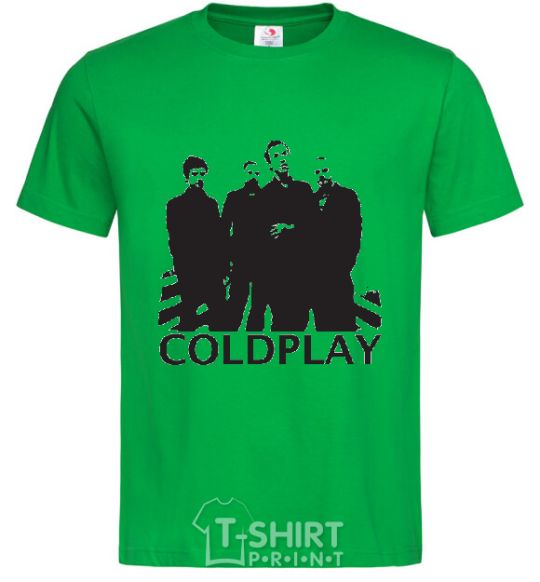 Мужская футболка COLDPLAY Зеленый фото