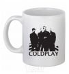 Ceramic mug COLDPLAY White фото