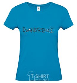 Women's T-shirt EVENESCENSE sky-blue фото