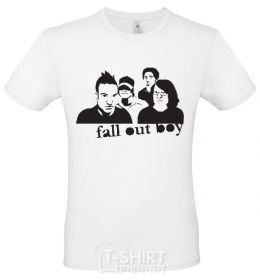 Men's T-Shirt FALL OUT BOY Band White фото