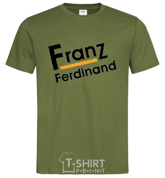 Мужская футболка FRANZ FERDINAND Оливковый фото