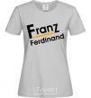 Women's T-shirt FRANZ FERDINAND grey фото