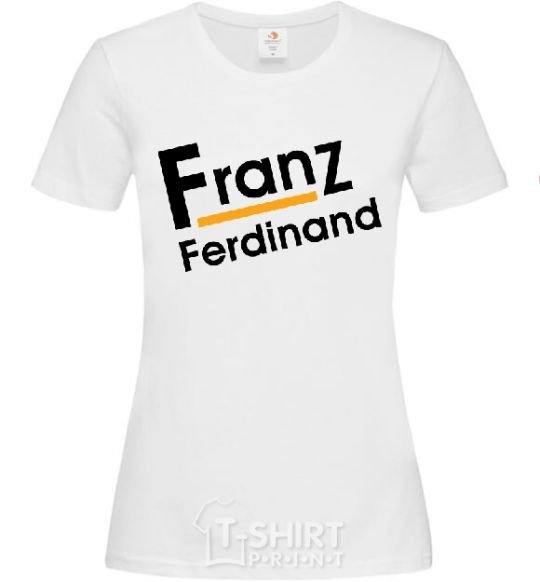 Women's T-shirt FRANZ FERDINAND White фото