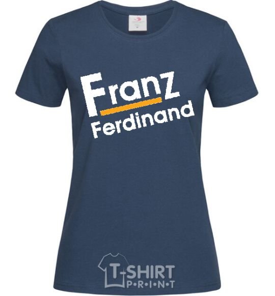Women's T-shirt FRANZ FERDINAND navy-blue фото