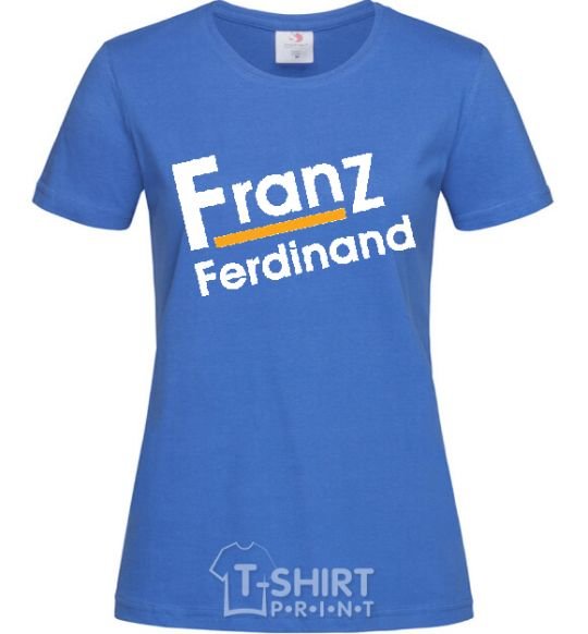 Women's T-shirt FRANZ FERDINAND royal-blue фото