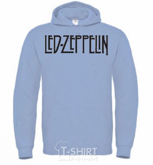 Men`s hoodie LED ZEPPELIN sky-blue фото