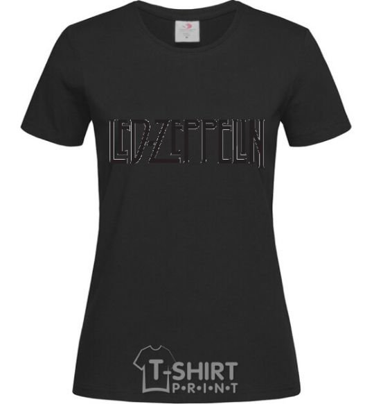 Женская футболка LED ZEPPELIN Черный фото
