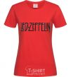 Женская футболка LED ZEPPELIN Красный фото