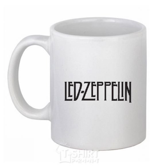 Ceramic mug LED ZEPPELIN White фото