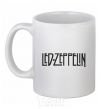 Ceramic mug LED ZEPPELIN White фото