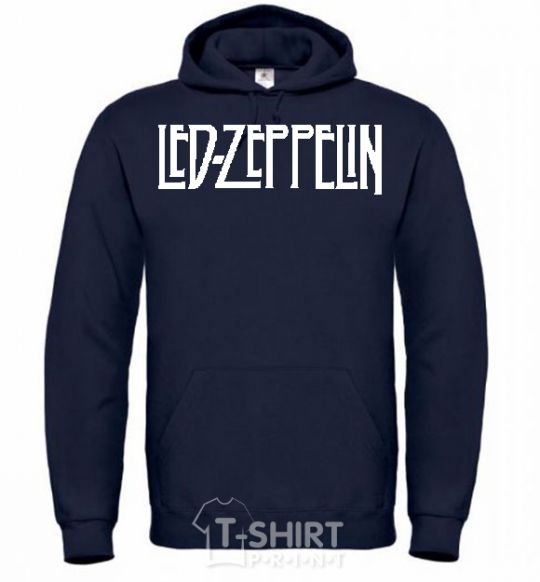 Men`s hoodie LED ZEPPELIN navy-blue фото