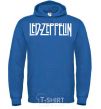 Men`s hoodie LED ZEPPELIN royal фото