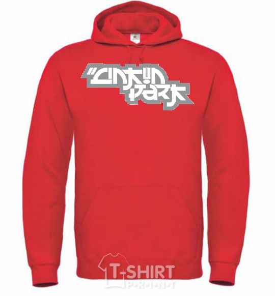 Men`s hoodie LINKIN PARK bright-red фото