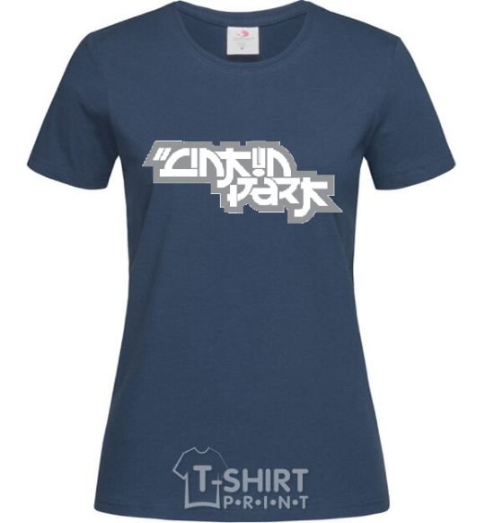 Women's T-shirt LINKIN PARK navy-blue фото