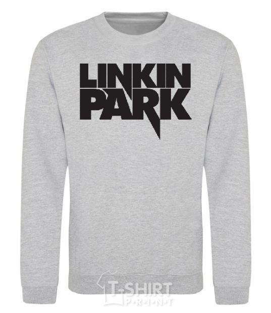 Sweatshirt LINKIN PARK inscription sport-grey фото