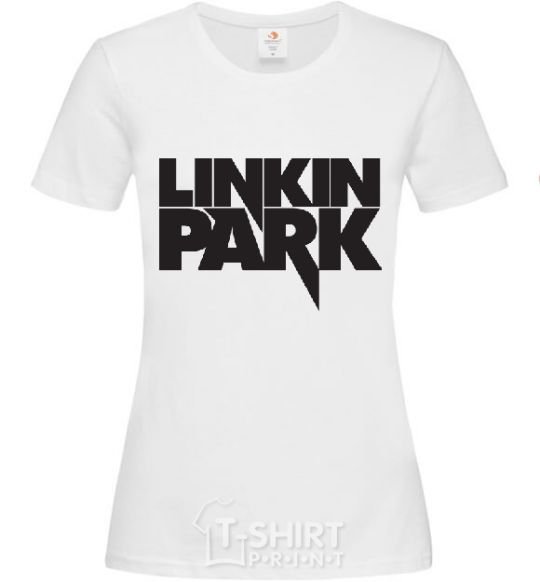 Women's T-shirt LINKIN PARK inscription White фото