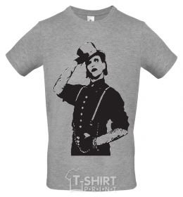 Men's T-Shirt Merlin Manson grey фото