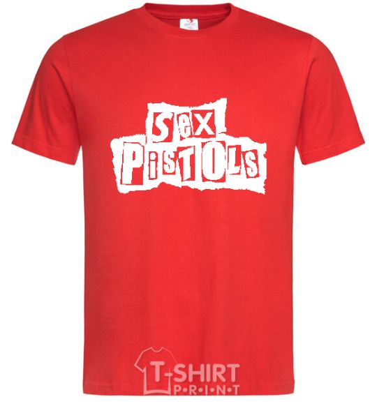Мужская футболка SEX PISTOLS Красный фото