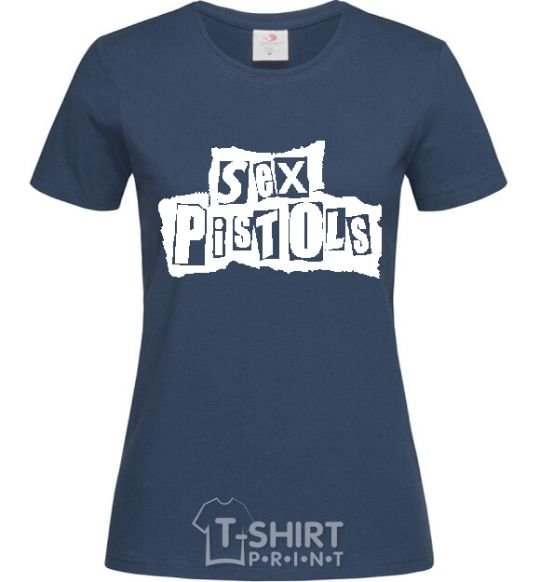 Women's T-shirt SEX PISTOLS navy-blue фото