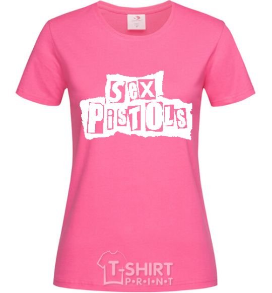 Женская футболка SEX PISTOLS Ярко-розовый фото