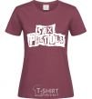 Women's T-shirt SEX PISTOLS burgundy фото